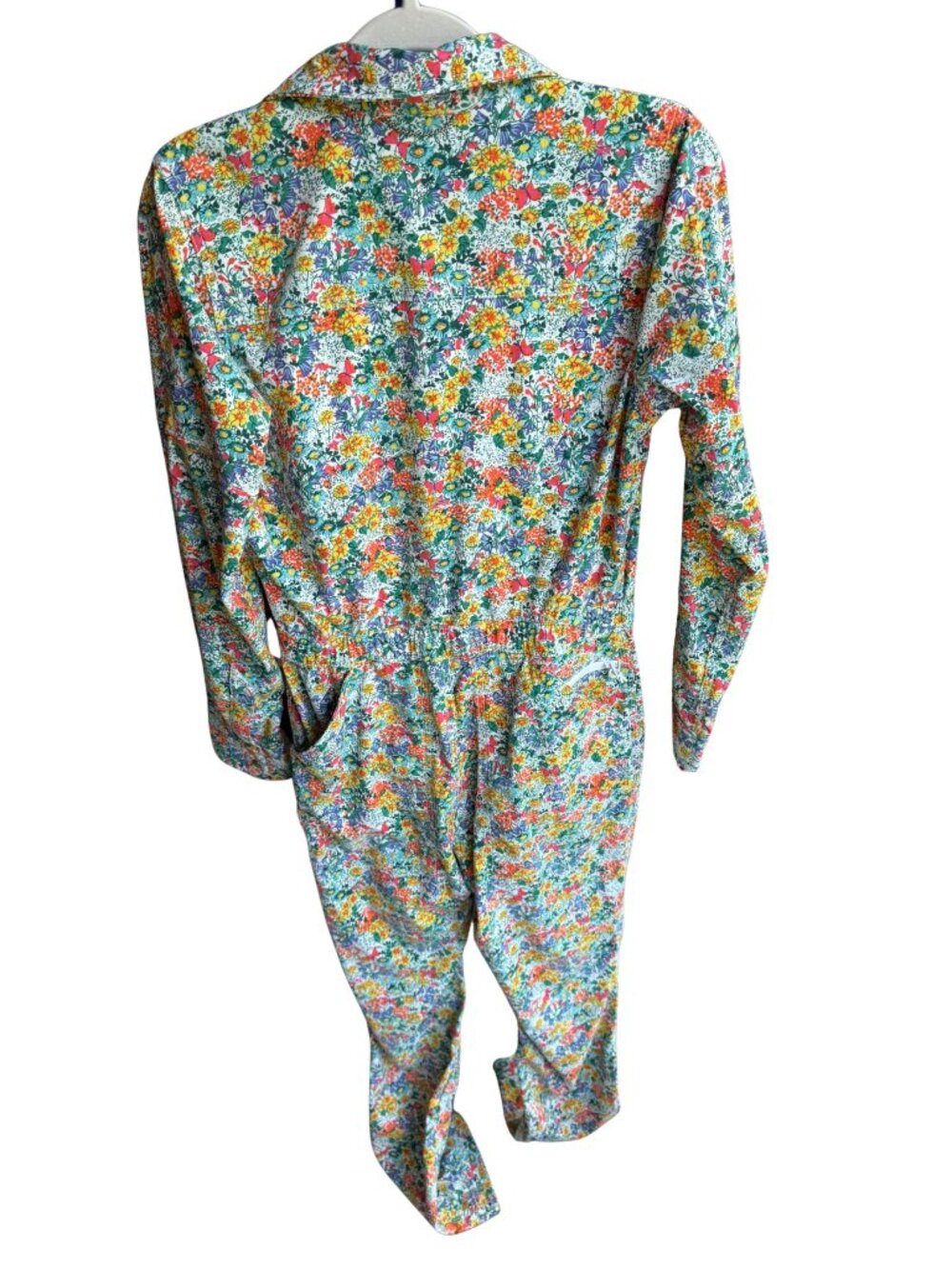 Duluth Trading Floral Utility Coverall XS Multi Ditsy Garden Floral Jumpsuit - Picture 5 of 7
